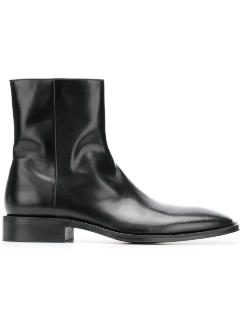 Click to view more detailed imagery on our partner's website Balenciaga Men's Rim Patent Leather Chelsea Boots In Black