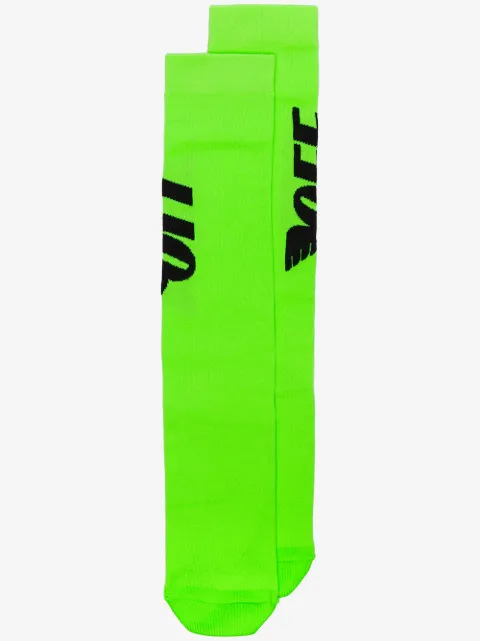 Off-White calcetines con motivo de logo con alas