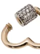 Marla Aaron dije en forma de corazón en oro de 14kt