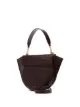 Wandler brown Hortensia medium mock croc leather shoulder bag