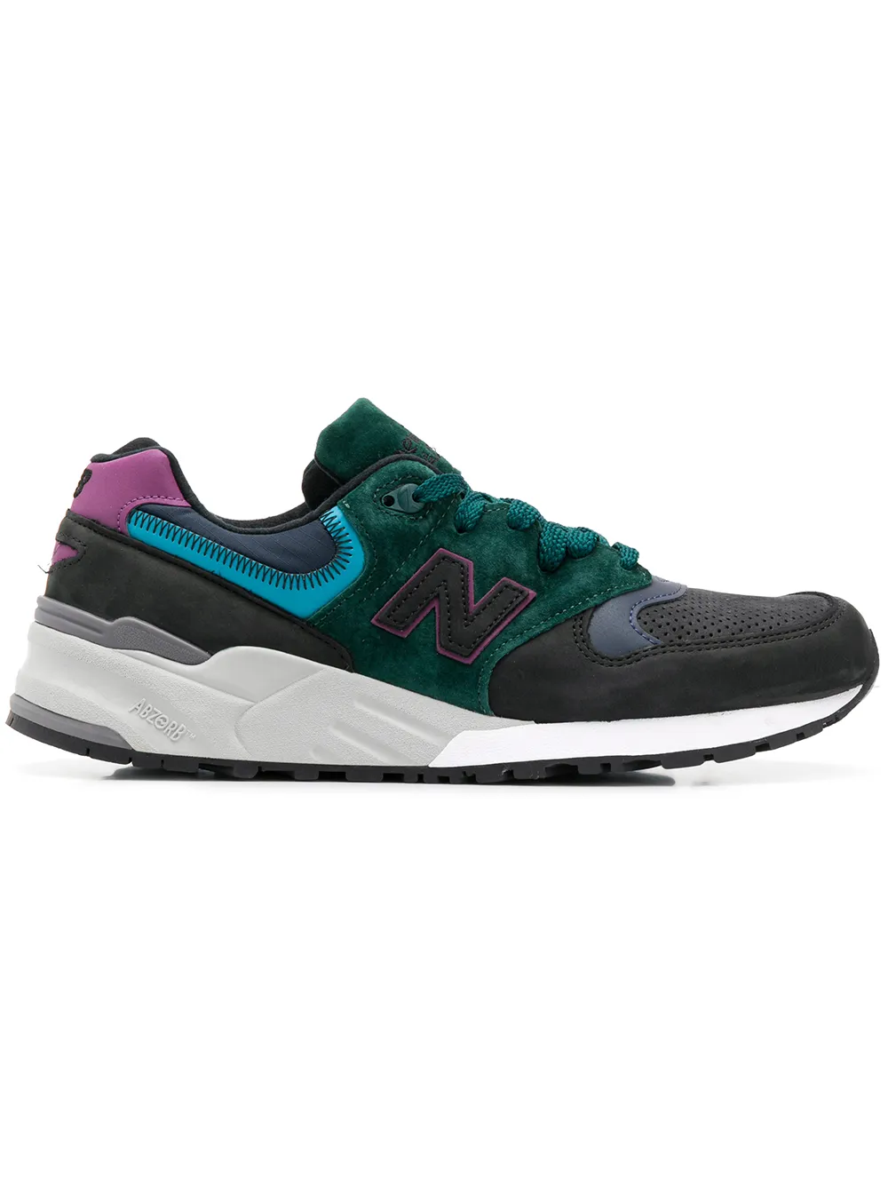 New Balance 999 colour-block sneakers Zwart
