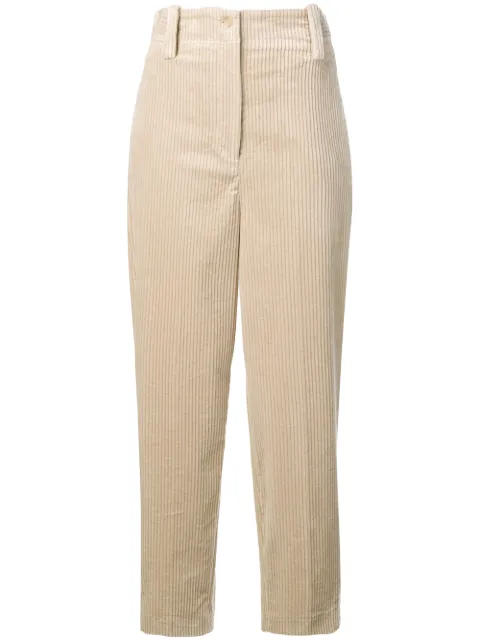 loose fit corduroy trousers