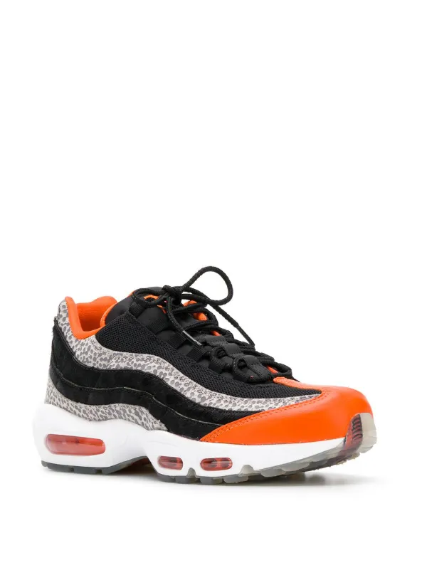 nike 95 orange and black