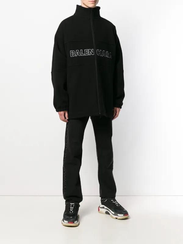 Balenciaga half zip discount jacket