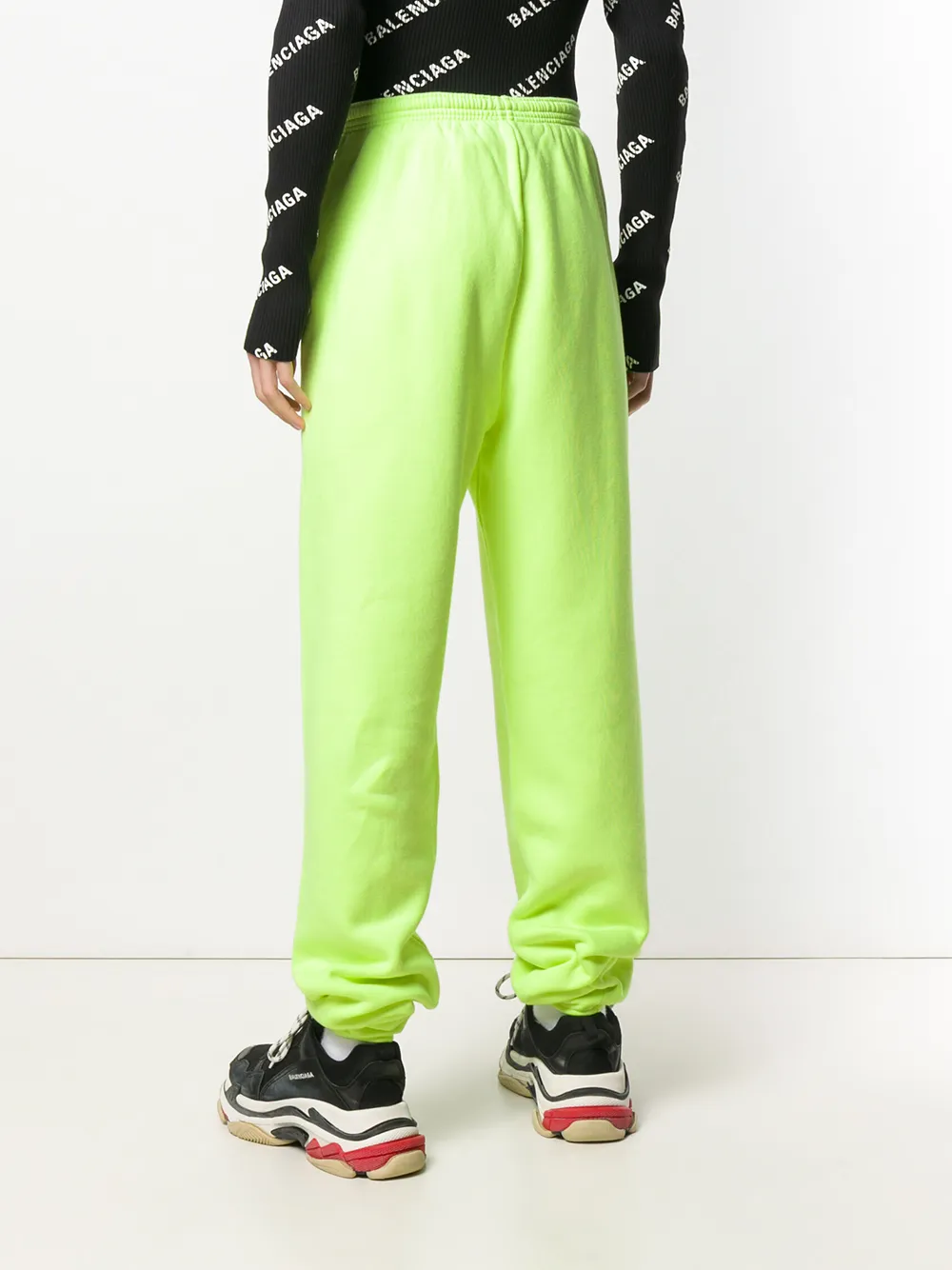 balenciaga nylon track pants