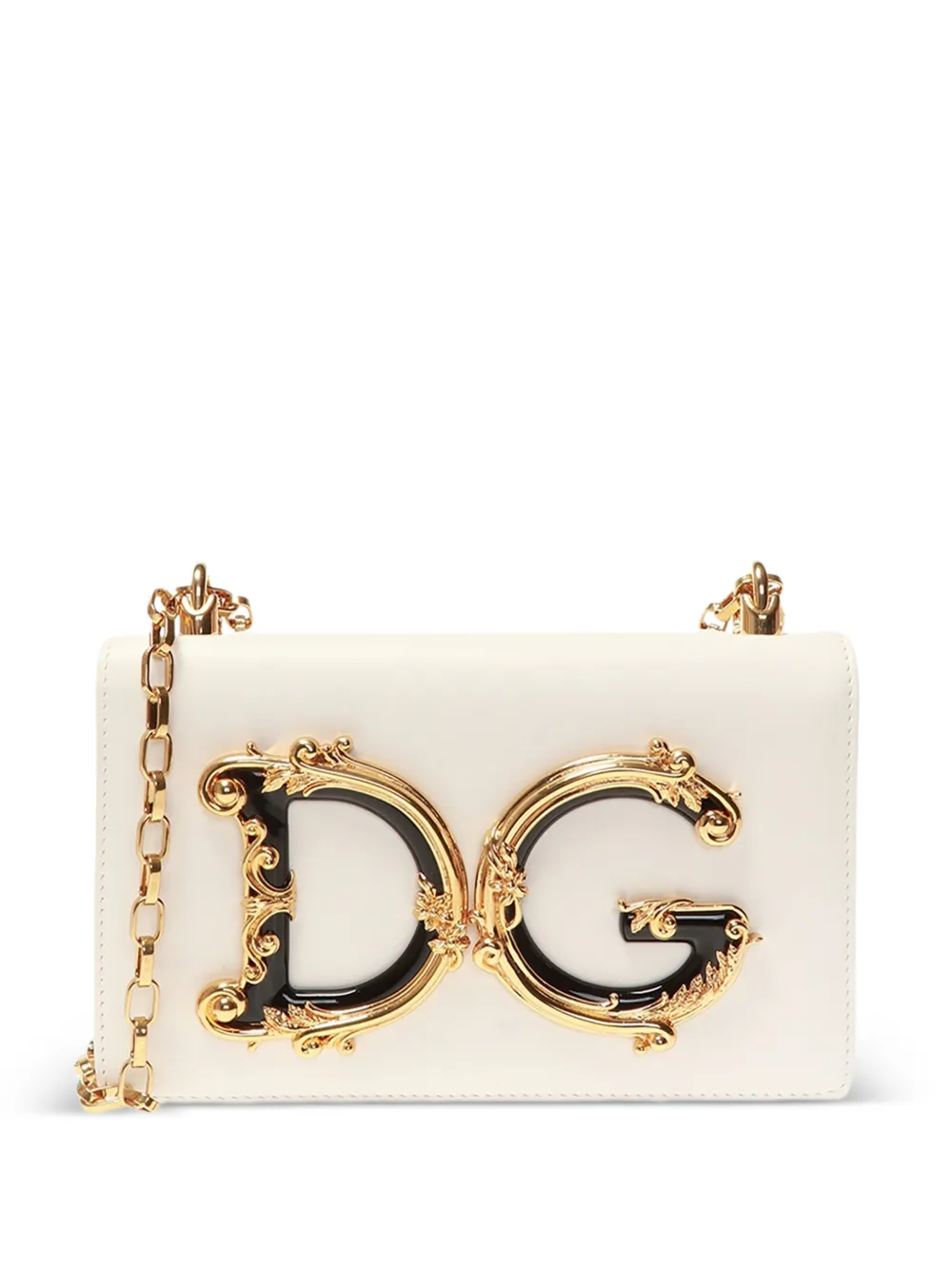 Dolce & Gabbana DG Girls Shoulder Bag | White | FARFETCH RO