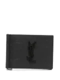 Saint Laurent Cassandre bill clip wallet - Black