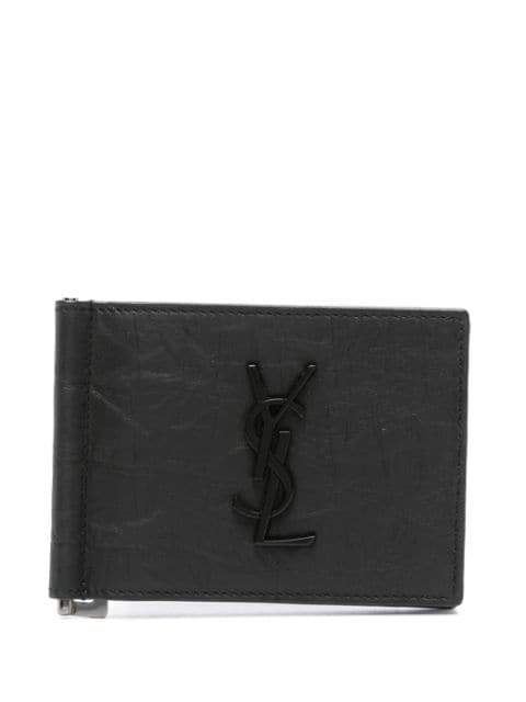 Saint Laurent cartera con clip para billetes