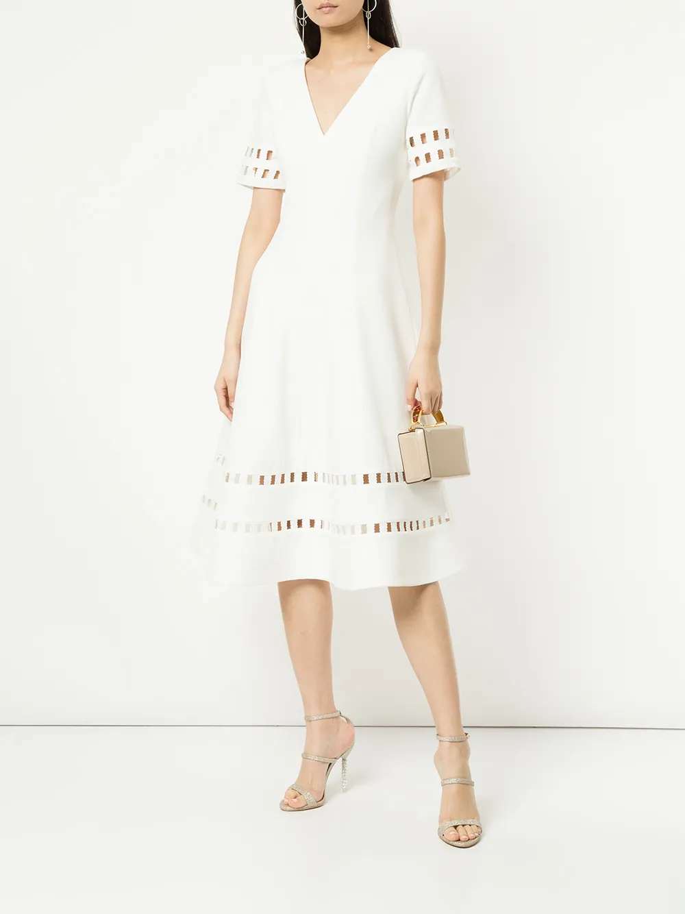 Rachel Gilbert Adeline dress - Wit
