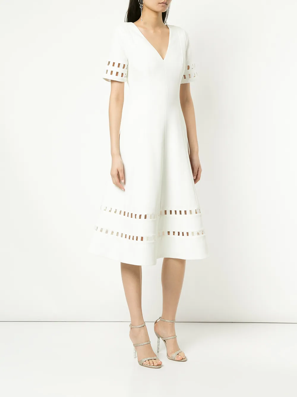Rachel Gilbert Adeline dress Wit