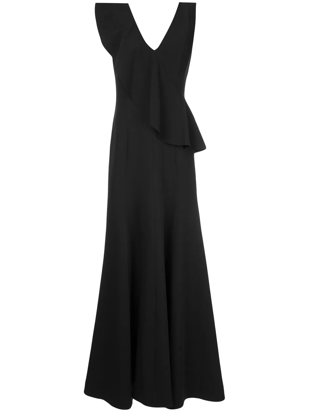 Rachel Gilbert Adeline gown Zwart