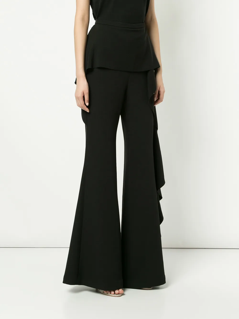 Rachel Gilbert Adeline flared trousers Zwart