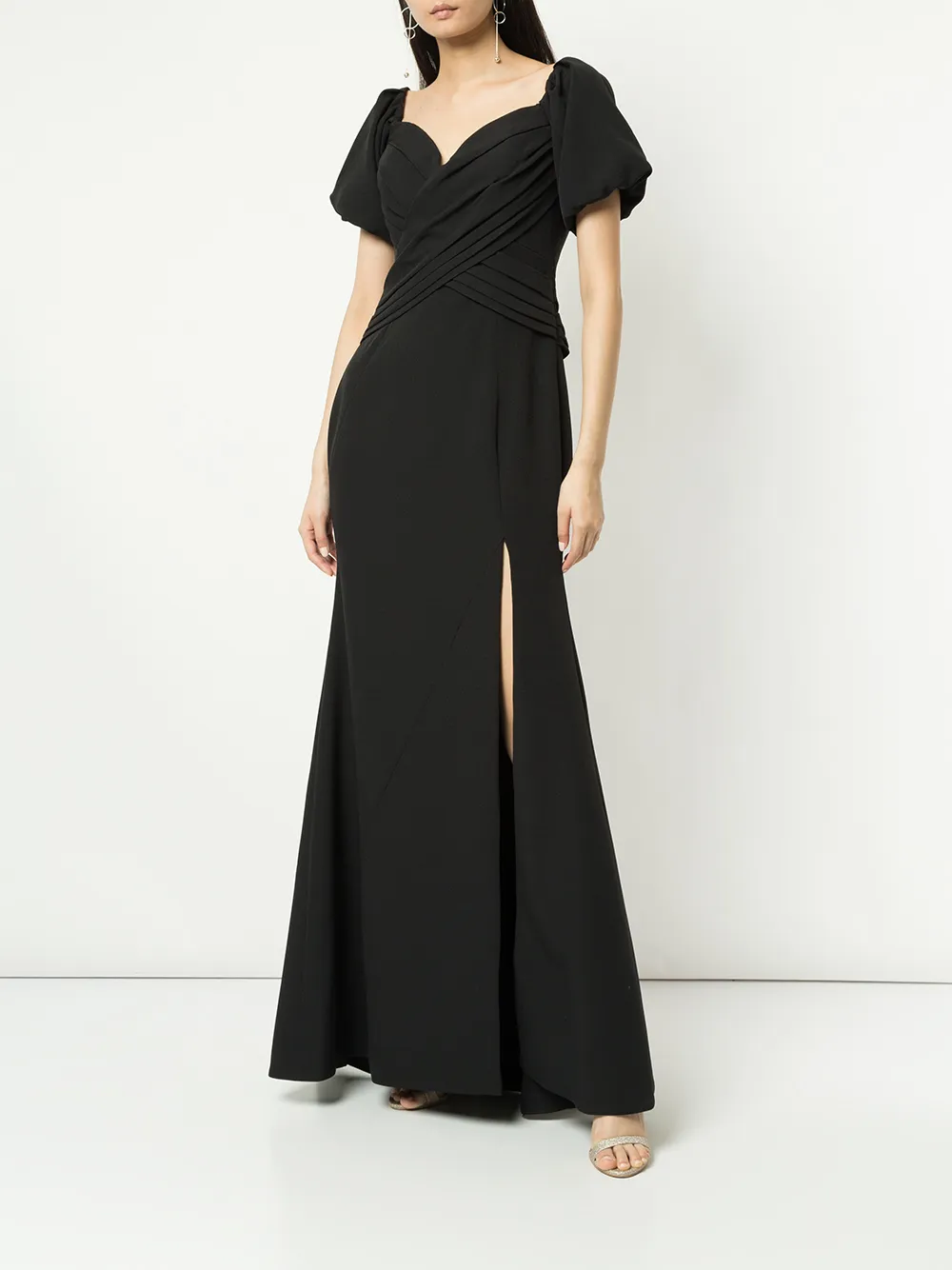 Rachel Gilbert Amalia gown - Zwart