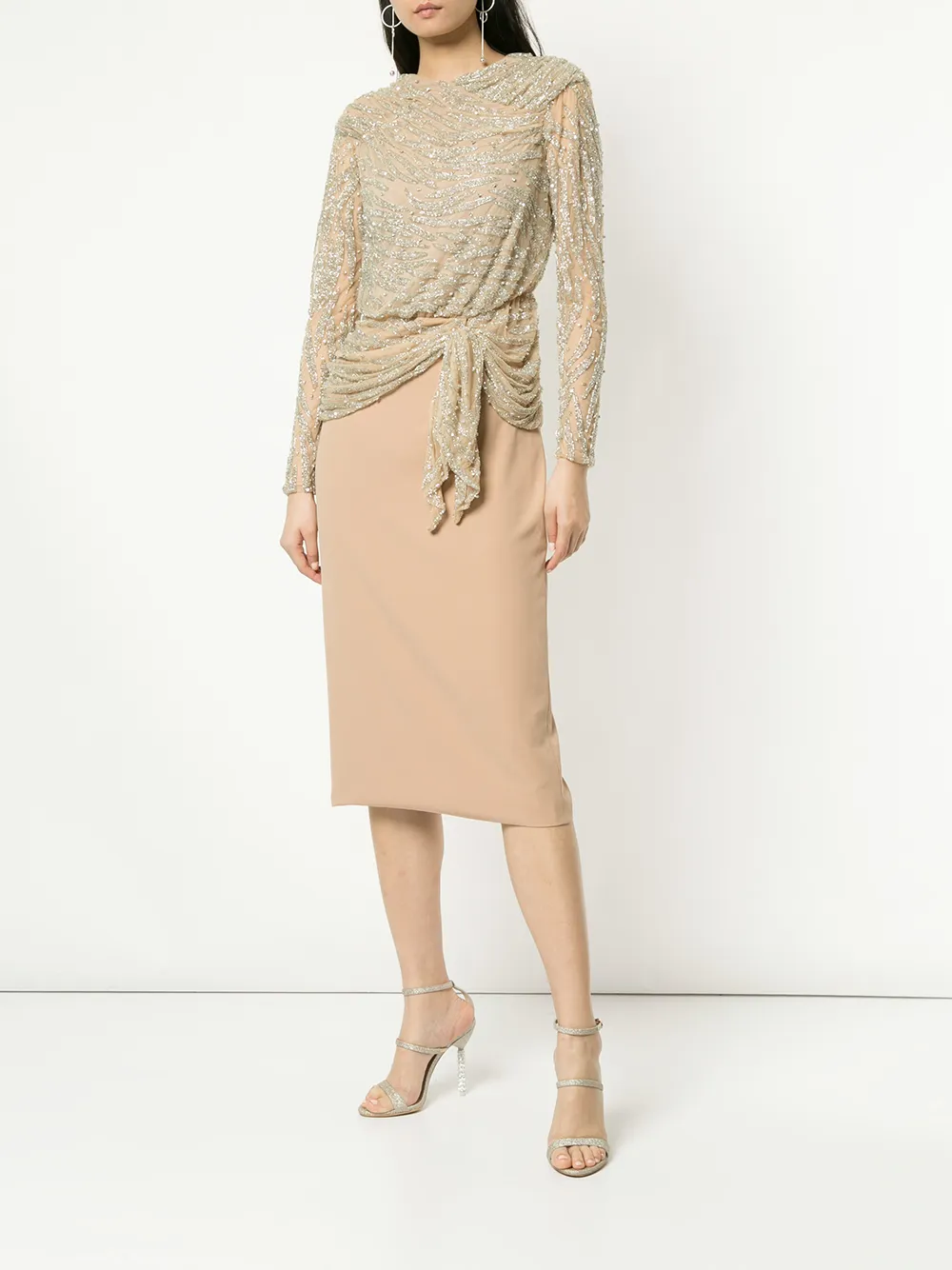 Rachel Gilbert Jamilla dress - Beige