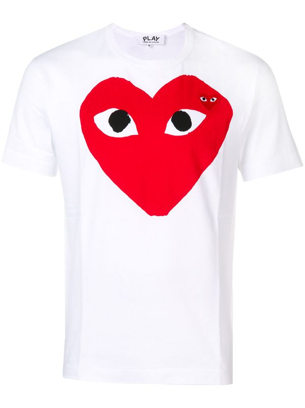 kooi bubbel vod Comme Des Garçons Play Heart T-shirt - Farfetch