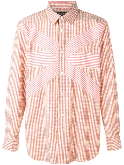 Comme Des Garçons Pre-Owned camisa a cuadros 1996