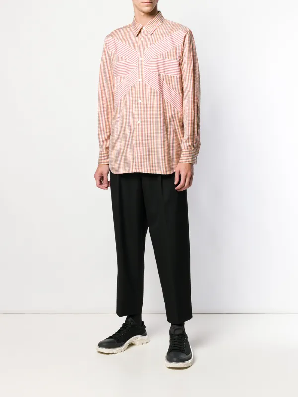 Comme Des Garçons Pre-Owned 1996 Checked Shirt | Red | FARFETCH