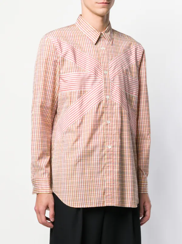 Comme Des Garçons Pre-Owned 1996 Checked Shirt | Red | FARFETCH