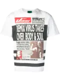 Jean Paul Gaultier Pre-Owned newspaper print T-shirt - White