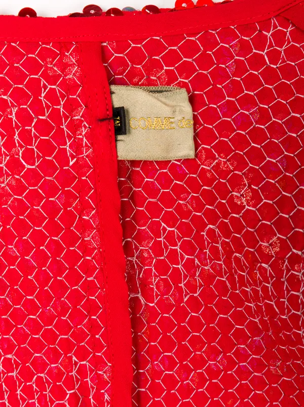 Comme Des Garçons Pre-Owned 1999 スパンコールトリム ジャケット 