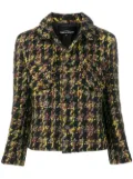 Comme Des Garçons Pre-Owned Boucle cropped jacket - Black