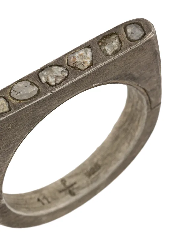 Parts Of Four Sistema ブラウンダイヤモンド リング | シルバートーン