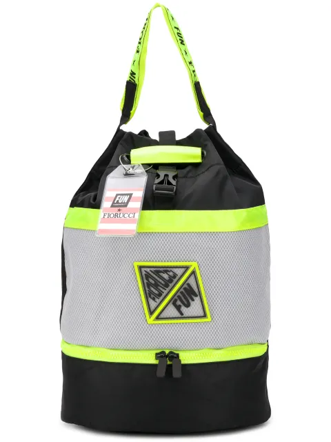 FIORUCCI FIORUCCI FIORUCCI X FUN SOCKS PERFORATED BACKPACK - BLACK
