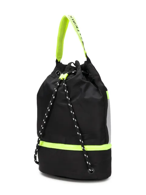 FIORUCCI FIORUCCI FIORUCCI X FUN SOCKS PERFORATED BACKPACK - BLACK