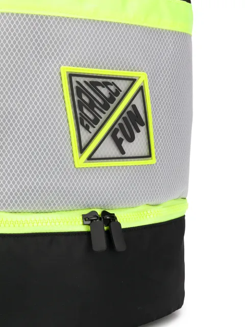 FIORUCCI FIORUCCI FIORUCCI X FUN SOCKS PERFORATED BACKPACK - BLACK