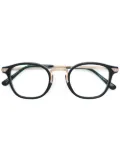 Matsuda round brushed metal glasses - Black