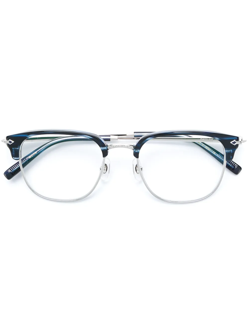 

Matsuda lentes con armazón redonda - Azul