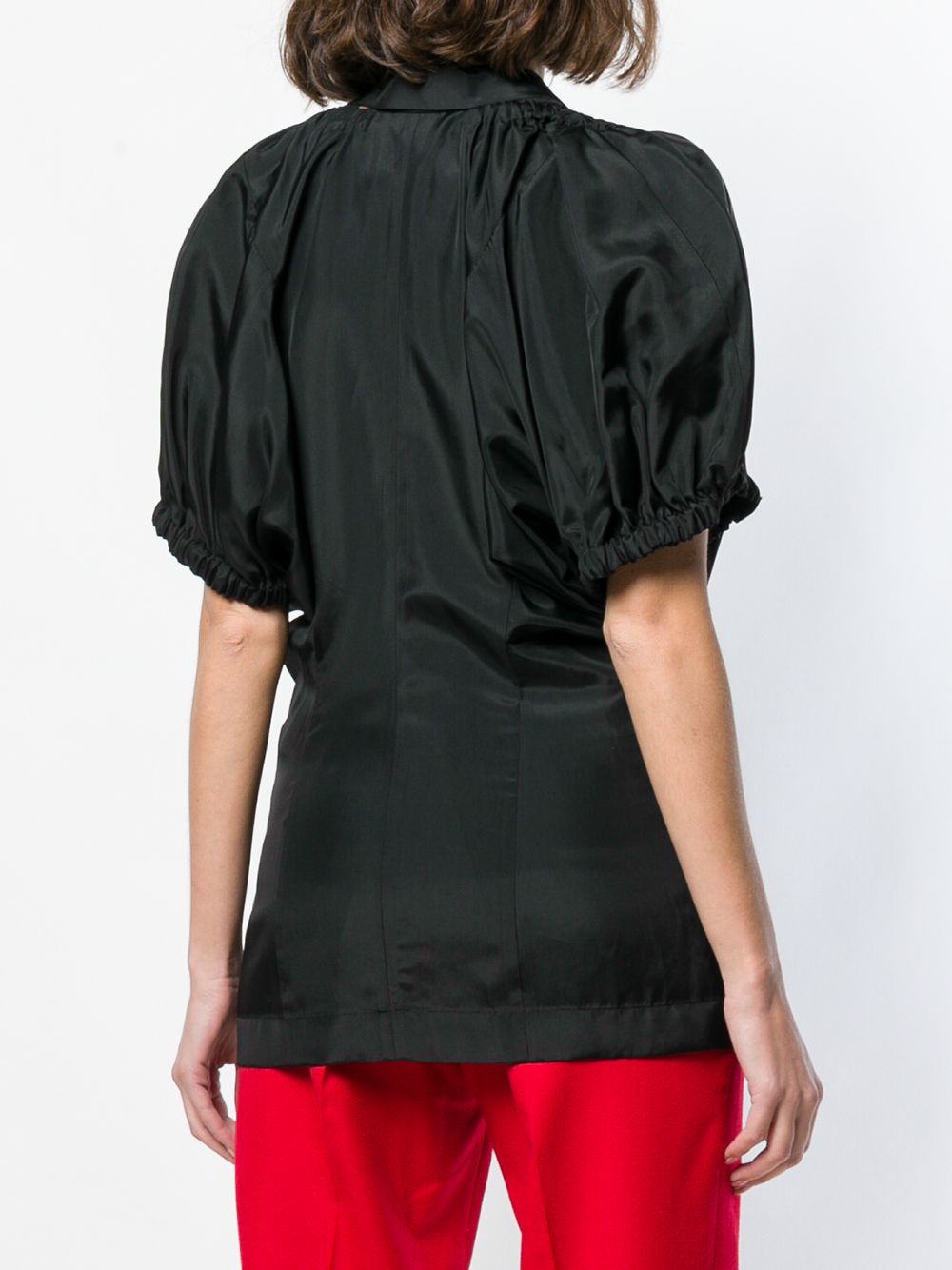 Pre-owned Comme Des Garçons 1989 Off-the-shoulder Jacket In Black