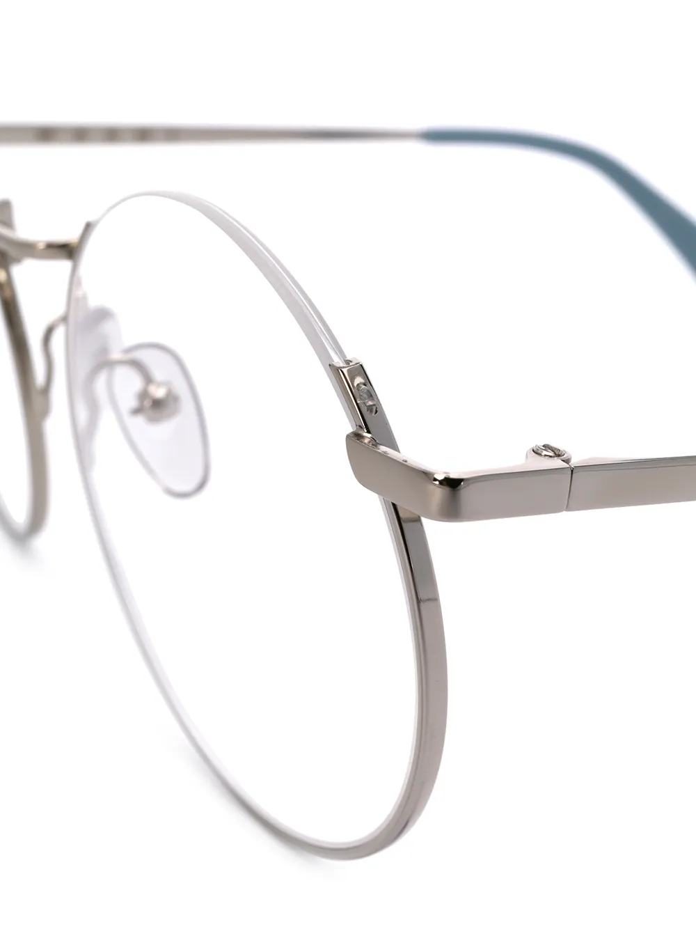 Marni Eyewear rondgevormde bril Zilver