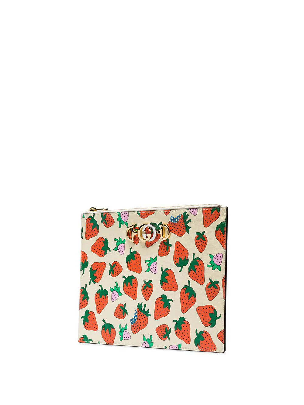 gucci strawberry clutch