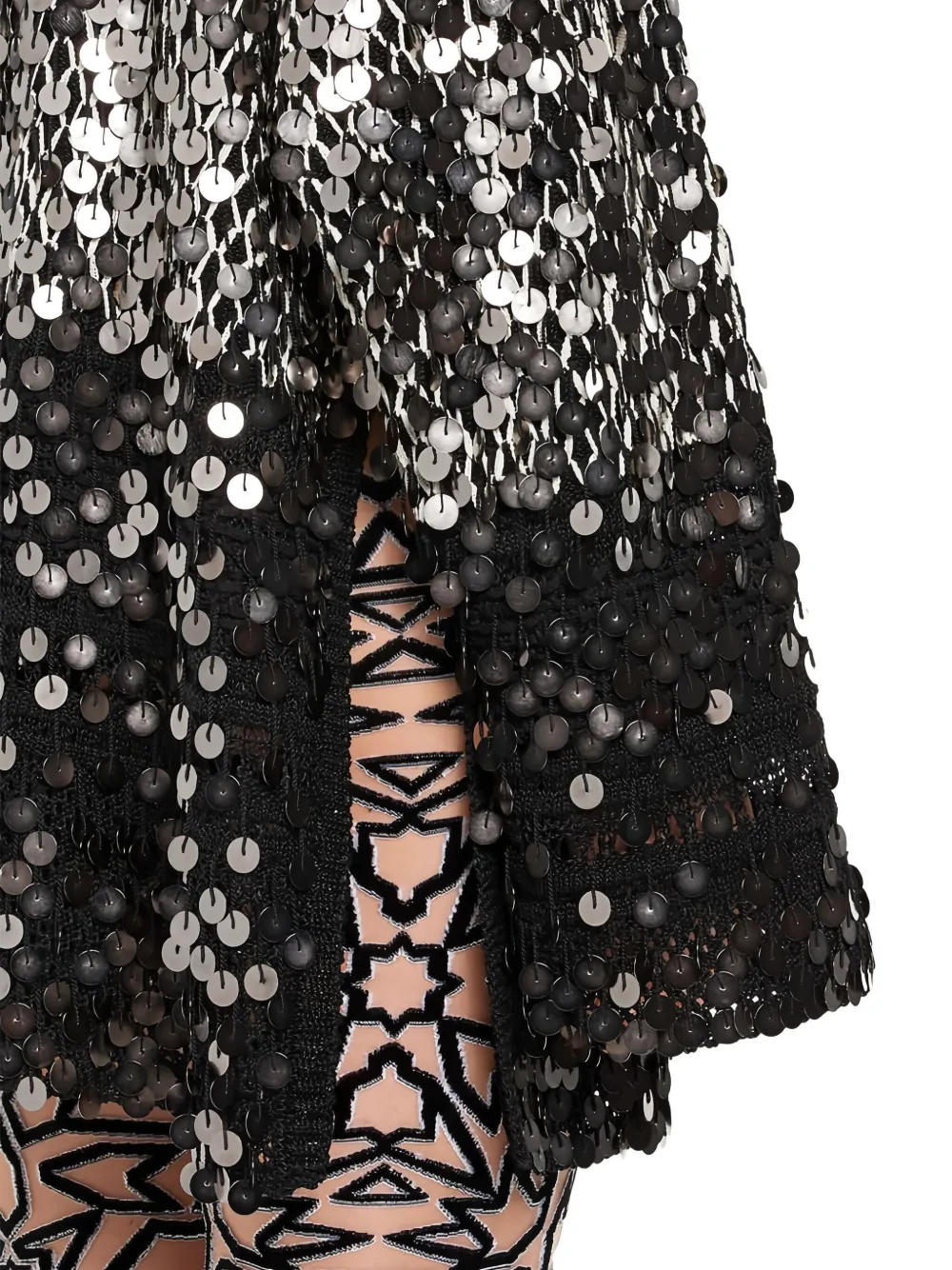 Roberto Cavalli Sequin-embellished Sweater In Black
