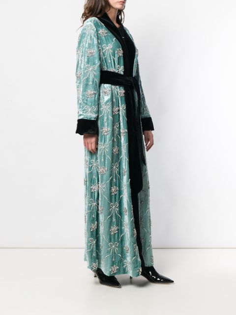 Gucci embellished robe coat for women | 523551ZLZ54 at Farfetch.com