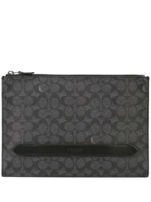 Manhattan Pouch In Signature Coated Canvas