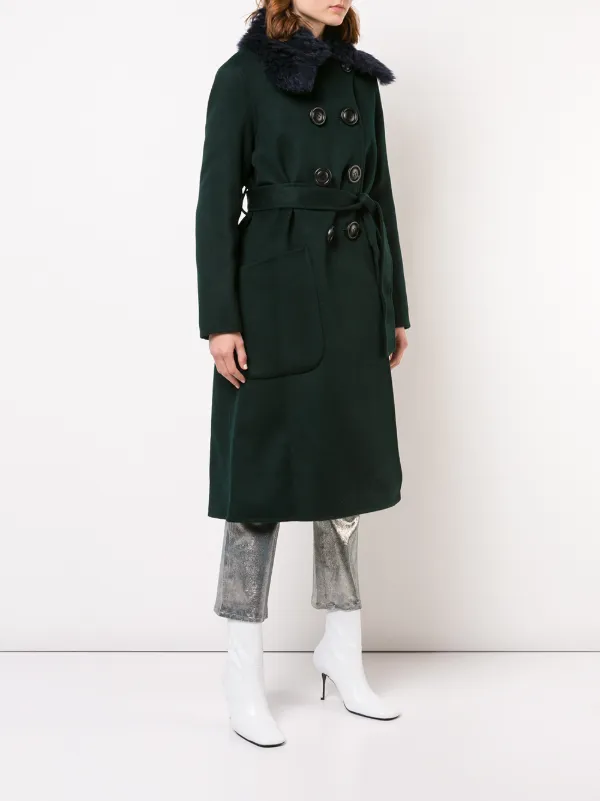 coach wool trench coat