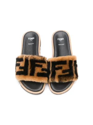 kids fendi sliders