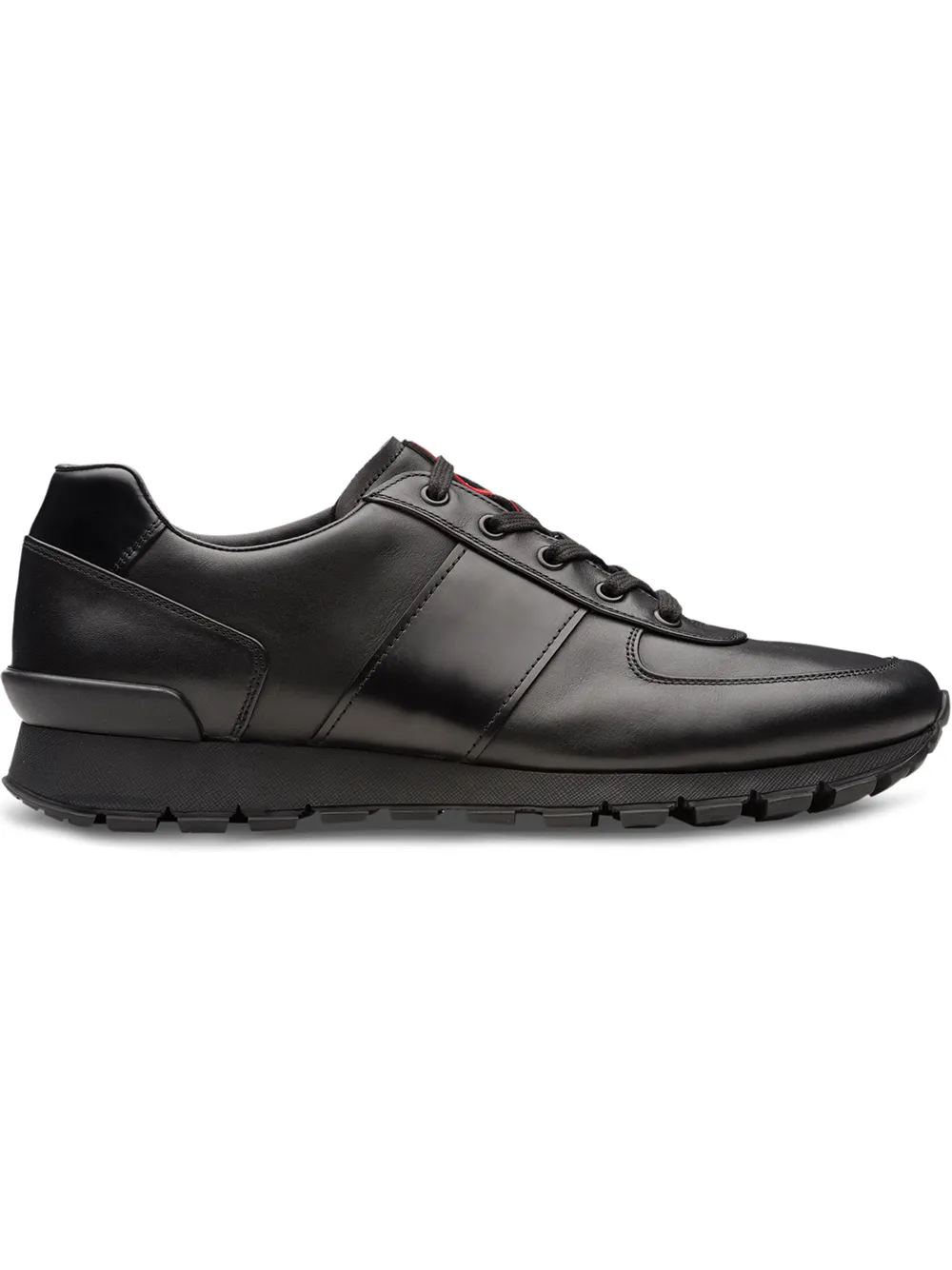 prada 真皮运动鞋 - 黑色