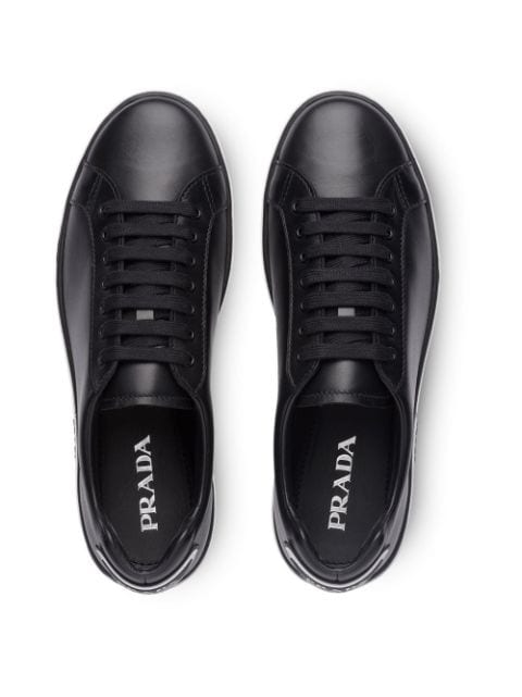 Prada Leather Sneakers - Farfetch