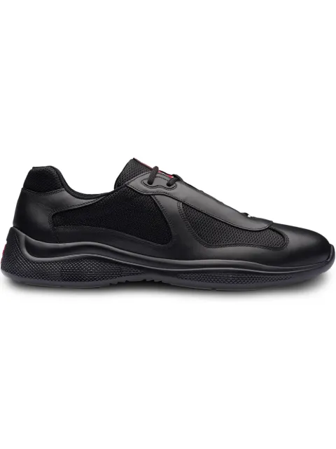 Click to view more detailed imagery on our partner's website Prada Men's Shoes Leather Trainers Sneakers America S Cup In F0002