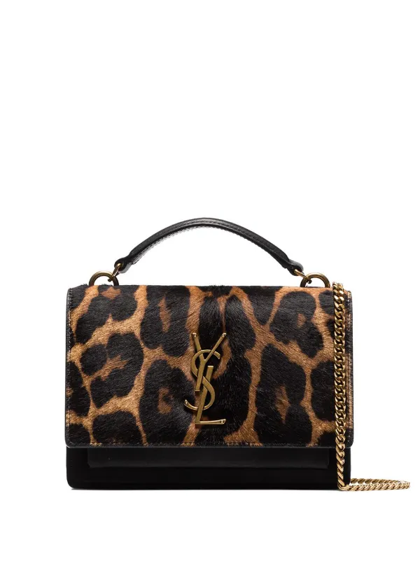 leopard print handbag