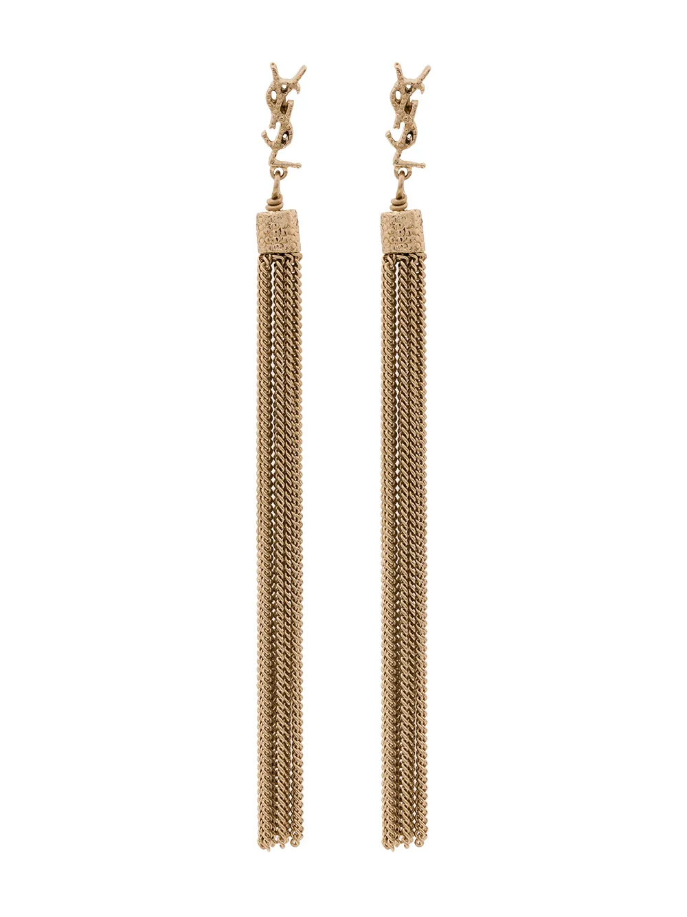 Saint Laurent boucles d'oreilles pendantes YSL à pompons Top Merken Winkel