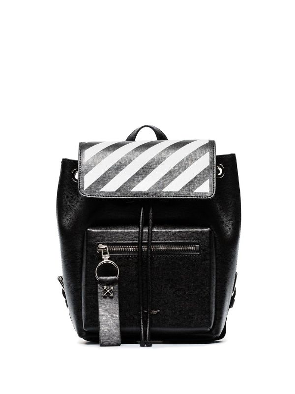 off white backpack black