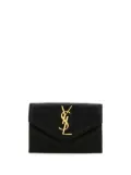 Saint Laurent small Monogram envelope wallet - Black