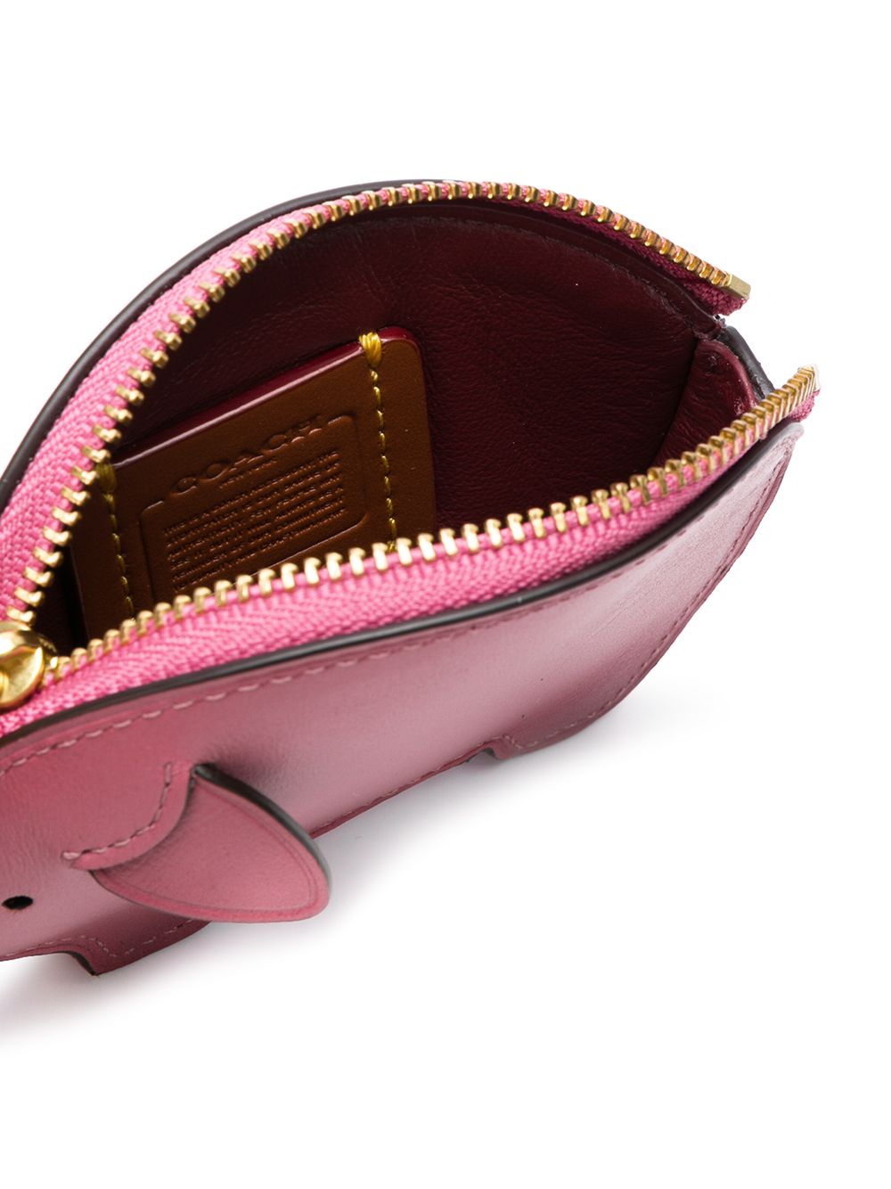 coach pig coin purse