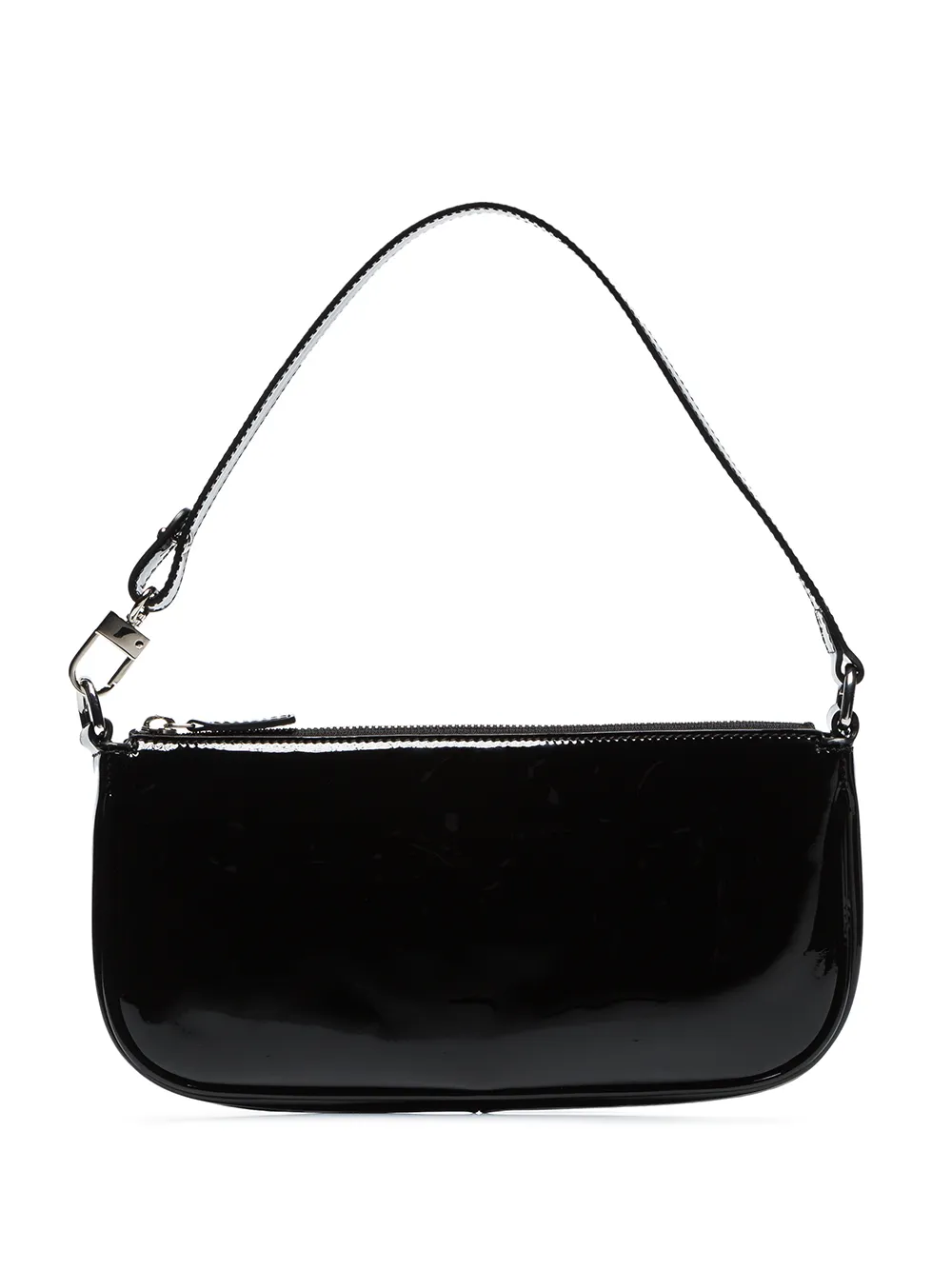 Click to view more detailed imagery on our partner's website By Far Women's Rachel Patent Leather Shoulder Bag In Black