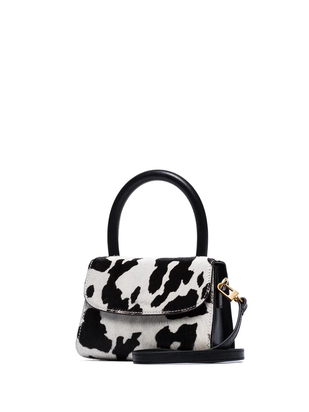 cow print mini purse