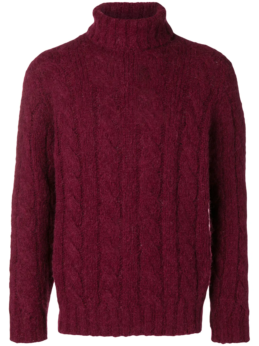 Brunello Cucinelli Cable-knit Jumper In Red